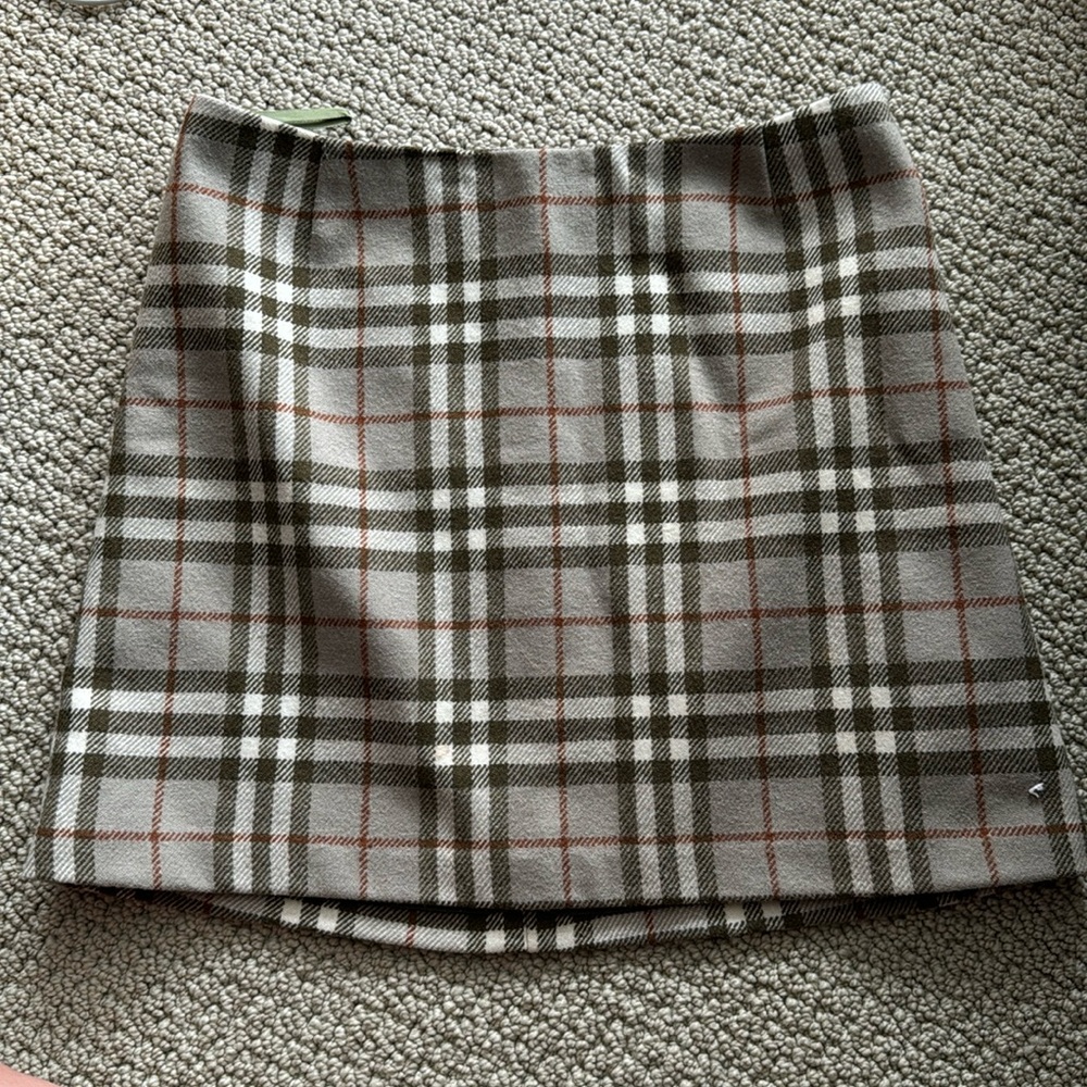 Burberry Plaid Skirt